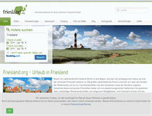 Tablet Screenshot of friesland.org